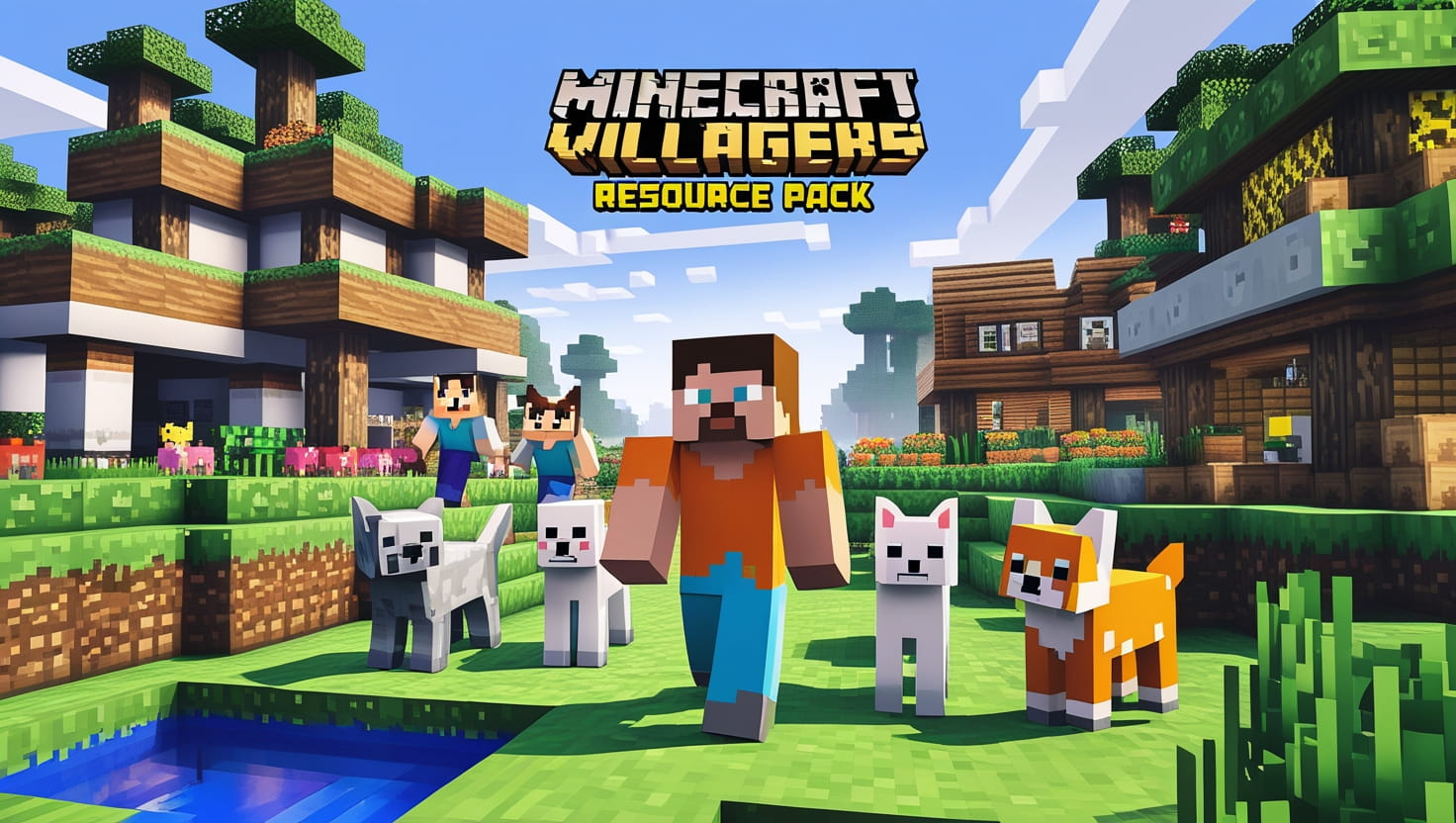 Dadget’s Animal Villagers Resource Pack (1.21.11, 1.20.1) – Texture Pack